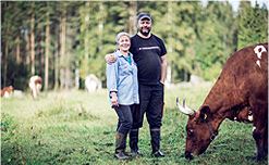 A finnish farmer couple